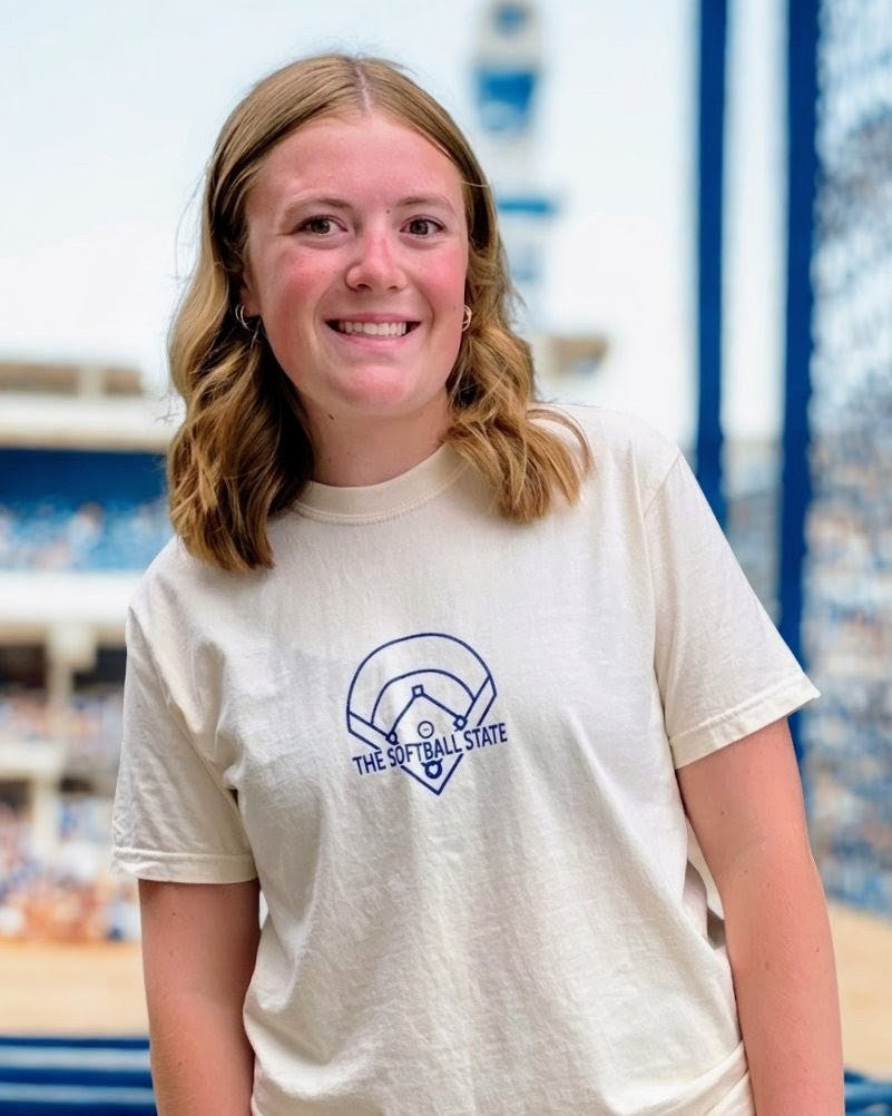Diamond State Softball T-shirt-Blue