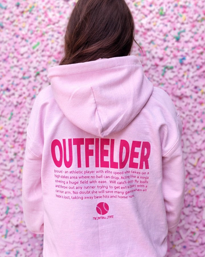 Outfielder Softball Hoodie