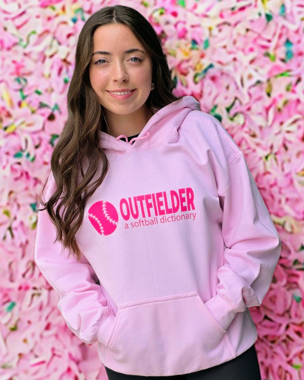 Outfielder Softball Hoodie