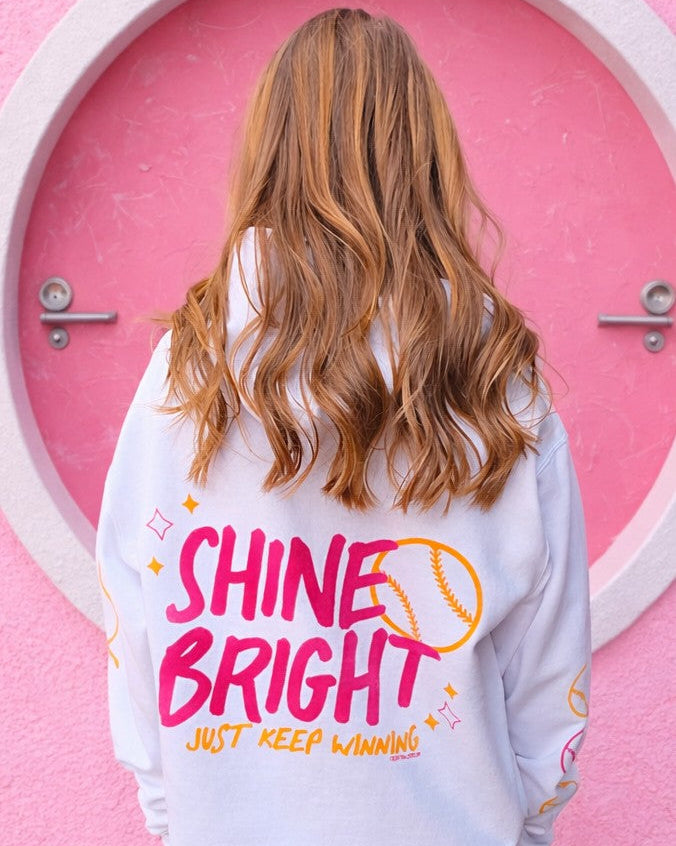 Shine Bright Softball Hoodie