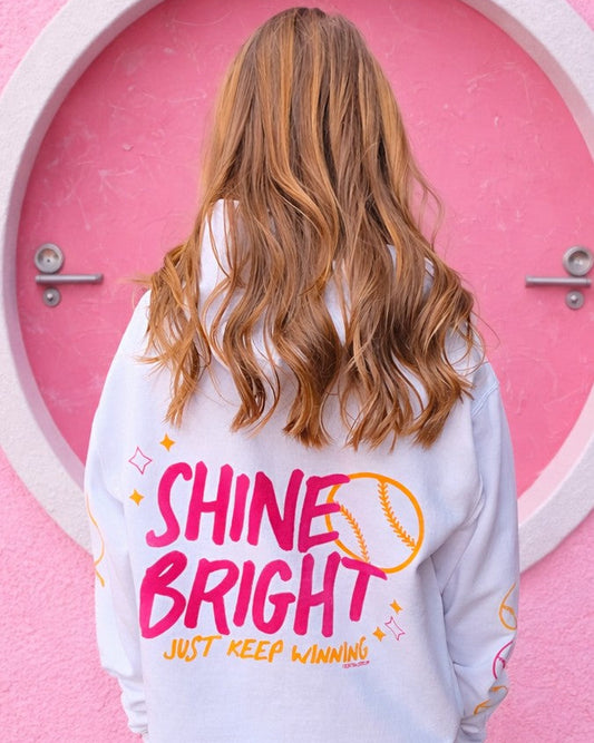 Shine Bright Softball Hoodie